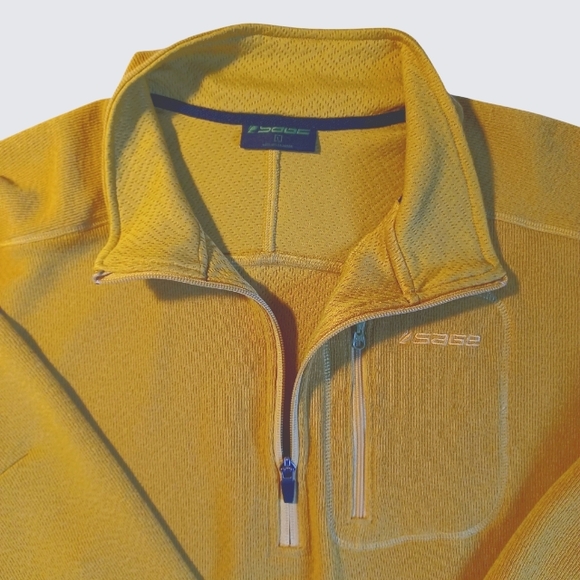 Sage Polartec Gold Men's Fleece Large - Picture 5 of 12